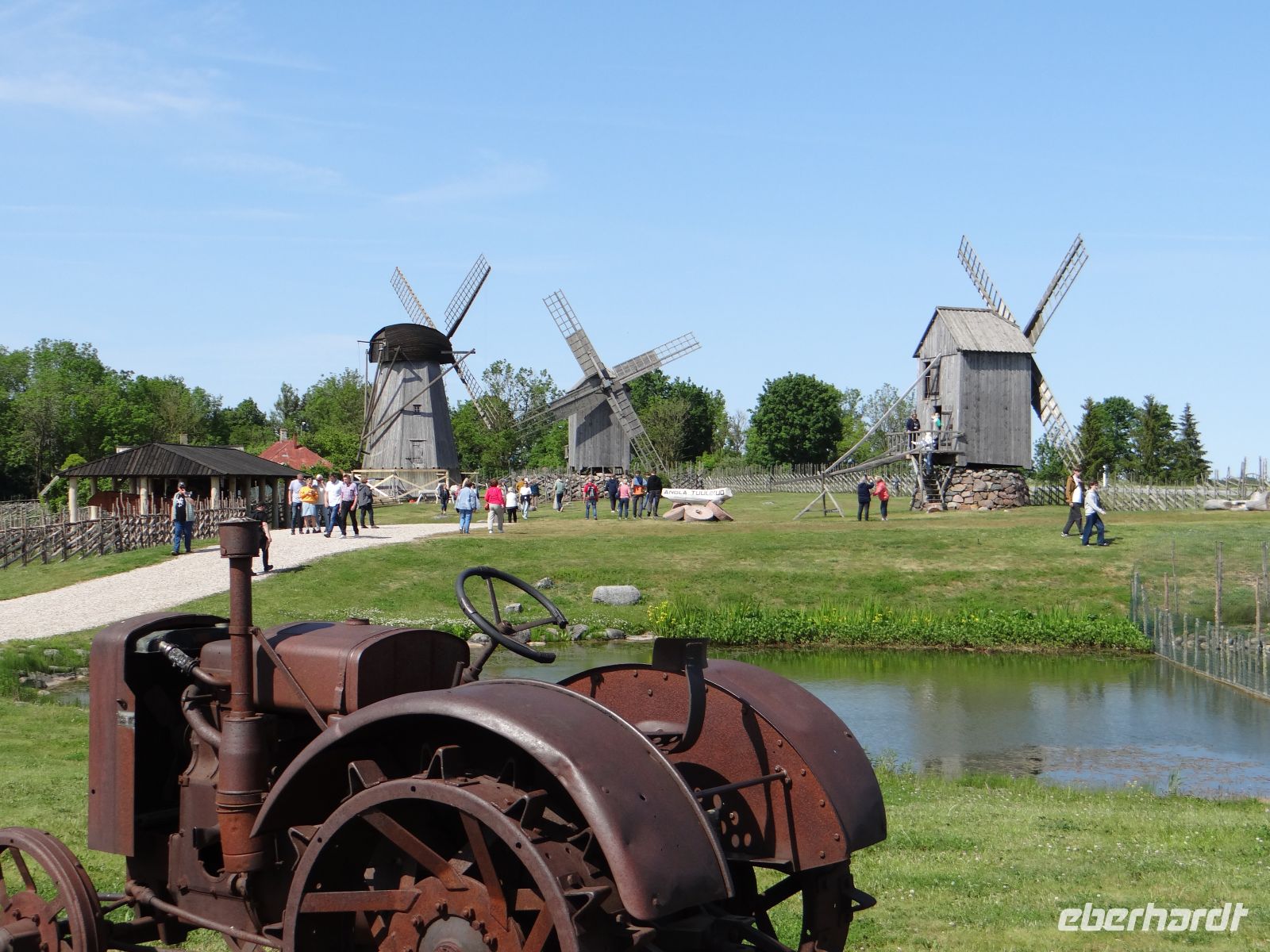 Der Windmühlenpark in Angla