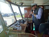 Nida, Bootsfahrt mit Marius...