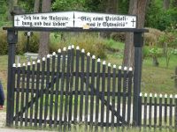 Nida, Eingang zum Friedhof...