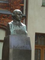 Riga, Herder-Büste am Dom...