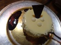 ... und natürlich einem Dessert - lecker!