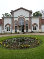 ... Eingang zum Gewächshaus...