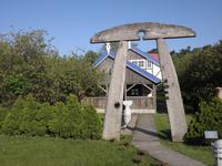 Eingang zum Bernsteinmuseum in Nida