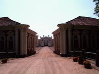 Eingang zum Schloß Rundale