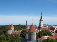 Blick auf Tallinn
