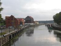 Blick zum Hotel in Klaipeda