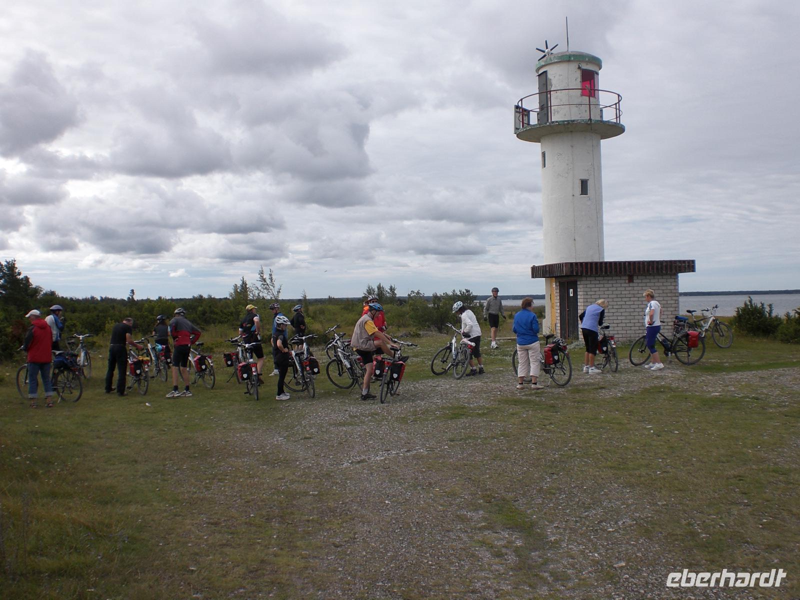 Kleiner Leuchtturm auf der Insel Saaremaa