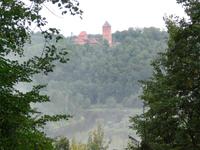 Blick zur Burg Turaida