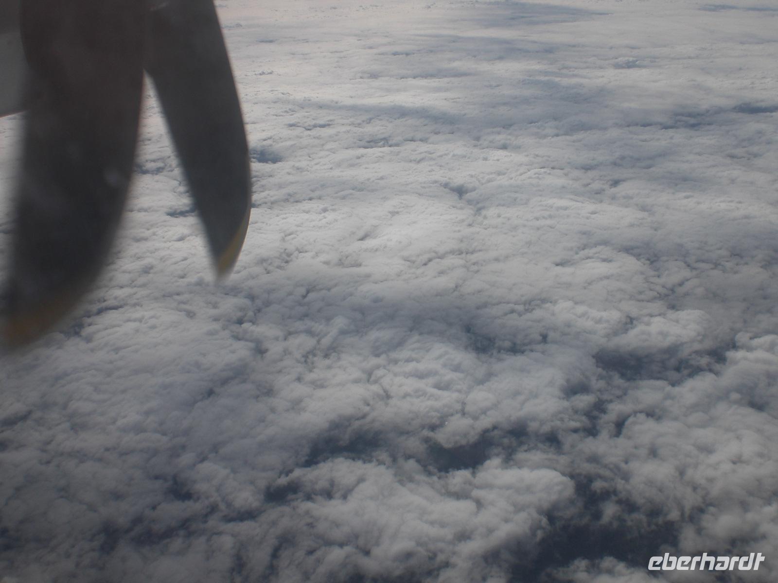Wolkendecke über dem Baltikum