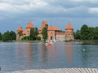 Gotische Wasserburg aus Backstein- Trakai