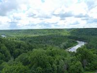Blick vom Turm in Turaida