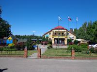 Rast auf der Fahrt nach Kaliningrad