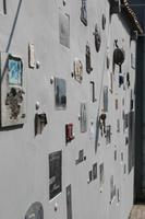 Wand in der Literatengasse in Vilnius