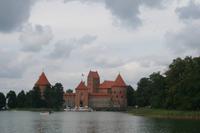 die Wasserburg Trakai am See