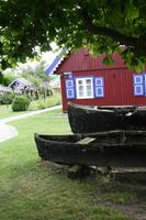 typische Häuser in Nidden