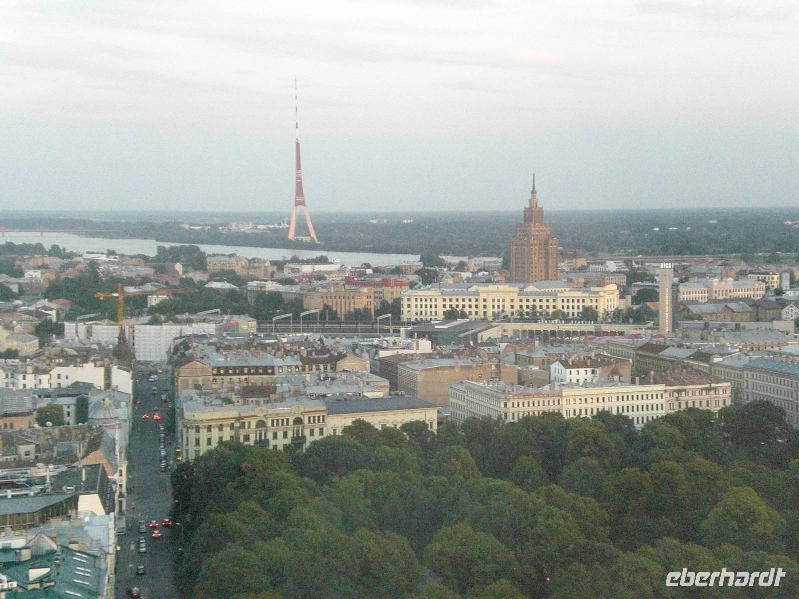 Panoramablick über Riga