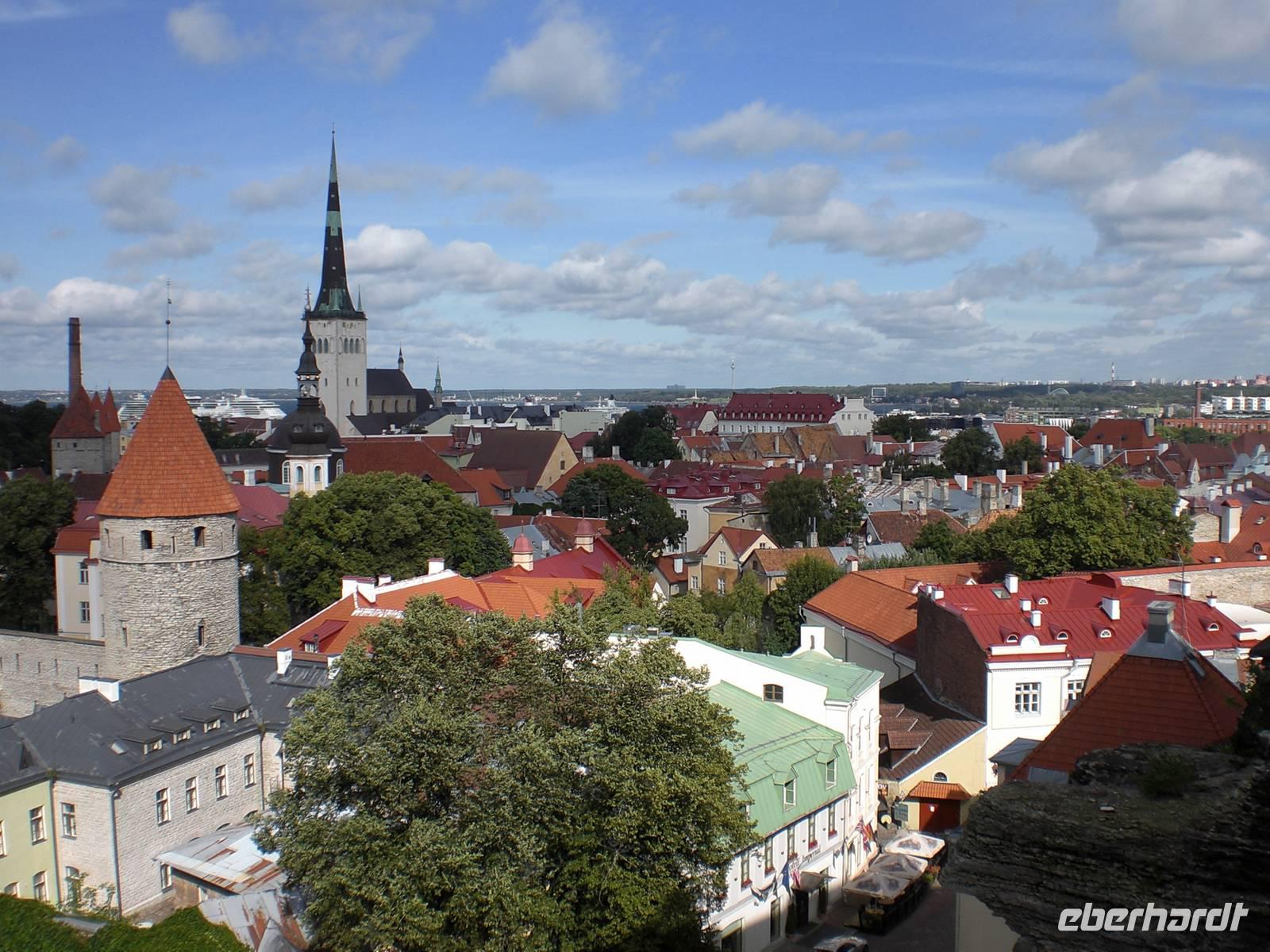 Panoramablick über Tallinn