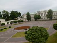 Baltikum Juni 2014 034, Präsidentenpalast mit Innenhof