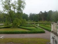 Baltikum Juni 2014 294, im Gutshof Palmse, Garten