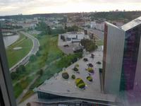Litauen, Vilnius, Blick vom Hotel Radisson