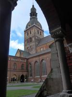 Lettland, Riga, Kreuzgang am Dom