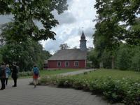 Lettland, Sigulda, Kirche im Park von Turaida