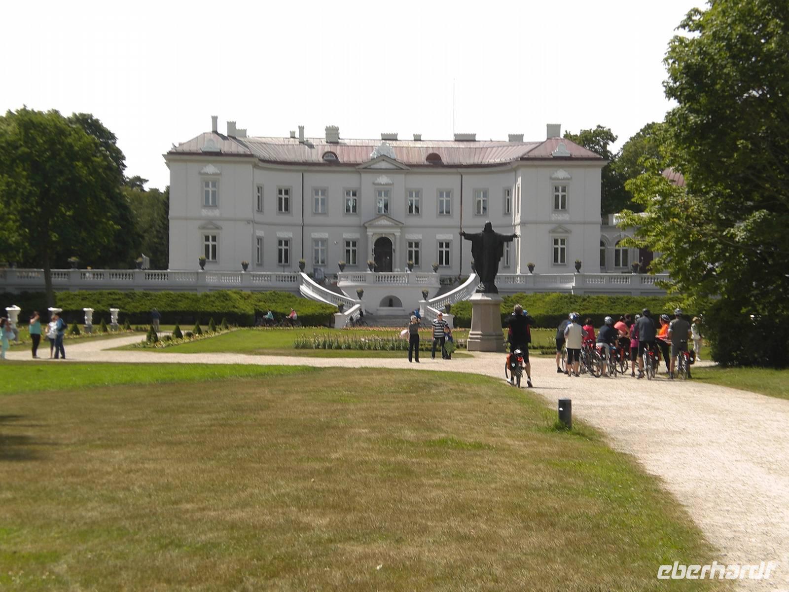 Blick auf das Bernsteinmuseum in Palanga