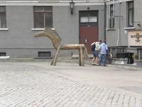 Holzpferd in Riga