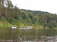 Kanufahrt auf der Gauja