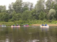 Kanufahrt auf der Gauja