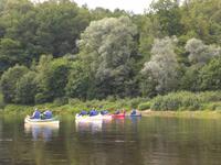 Radgäste auf der Gauja