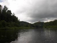 Blick auf die Burg Turaida