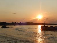 Sonnenuntergang in Klaipeda