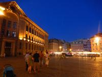 Riga bei Nacht