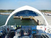 Fährüberfahrt auf die Insel Muhu