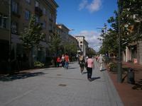 Szene in der Stadt Siauliai