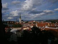 Tallinn, Blick von der Oberstadt in Richtung Meer