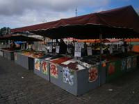 Der Markt am Hafengelände in der Altstadt