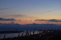 Abendhimmel überm Haff