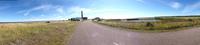 Blick auf den Leuchtturm in Sääre