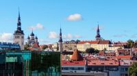 Blick vom Hotelpool, Tallinn 