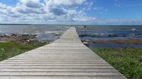 Kurzer Strandstopp auf Saaremaa