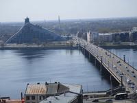 Nationalbibliothek an der Düna in Riga