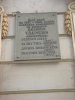Riga: Tafel in der Richard-Wagner-Strasse