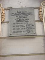 Riga: Tafel in der Richard-Wagner-Strasse