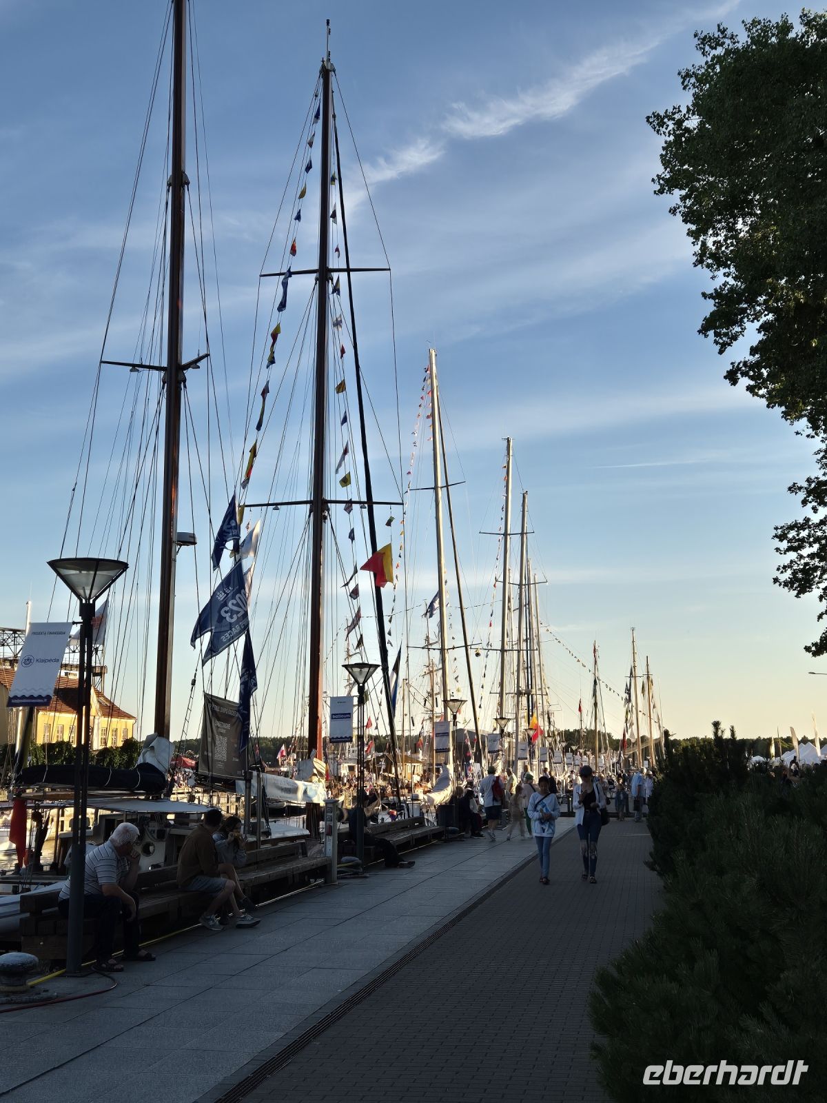 Tag 3 - Klaipeda -  Hafengelände Seglertreffen