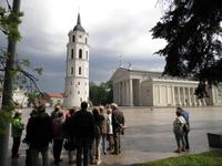 Vilnius der Kathedralenplatz