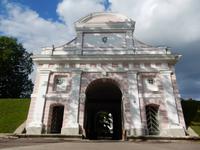 letzter Teil der Stadtmauer in Pärnu