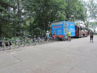 Die Räder stehen bereit