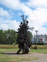 Ankerskulptur in Dünnkirchen